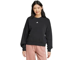 adidas Essentials Small Logo Feelcozy moteriškas džemperis, juodas JC5932