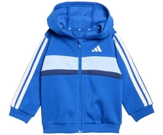 adidas Essentials Tiberio 3 Dryžuotas Fleece Sportinis Kostiumas Vaikams Mėlynas KC6004