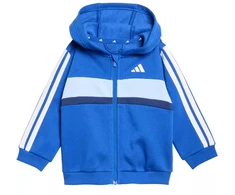 adidas Essentials Tiberio 3 Dryžuotas Fleece Sportinis Kostiumas Vaikams Mėlynas KC6004