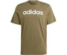adidas Essentials Vientisas Džersis Marškinėliai Su Linijiniu Išsiuvinėtu Logotipu M IC9280