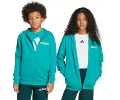 Adidas Essentials žalias vaikams sportinis kostiumas JN2427