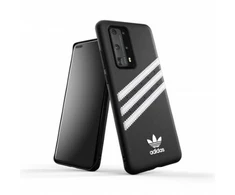 Dėklas Adidas OR Moulded PU SS20 Huawei P40 juodos spalvos-baltas 39062