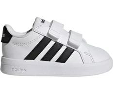 Adidas Grand Court 3.0 vaikiški bateliai, balti, HP3534
