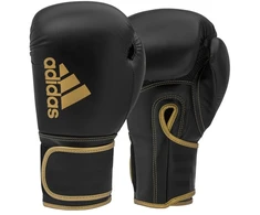 adidas HYBRID 80 ADIH80 bokso pirštinės, juodos/auksinės spalvos