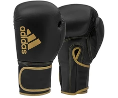 adidas HYBRID 80 ADIH80 bokso pirštinės, juodos/auksinės spalvos