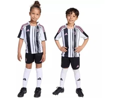 adidas Juventus 25/26 Vaikų namų komplektas, balta ir juoda, JN5220