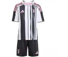 adidas Juventus 25/26 Vaikų namų komplektas, balta ir juoda, JN5220