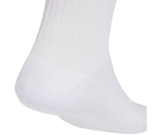 adidas Linijinės pusaukštės paminkštintos kojinės 3 poros baltos KD1717