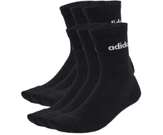 adidas Linijinės Vidutinio Aukščio Kojinės su Amortizacija, 6 poros, juodos JL6094