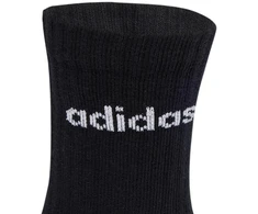 adidas Linijinės Vidutinio Aukščio Kojinės su Amortizacija, 6 poros, juodos JL6094