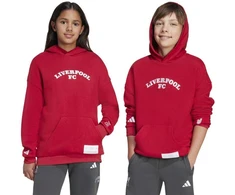 Adidas Liverpool FC Džemperis su gobtuvu, jaunimo JW7879