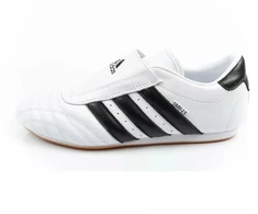 Adidas moteriški Taekwondo sportiniai bateliai, balti, odiniai, įsispiriami