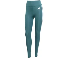 Adidas Optime Essentials Moteriški 7/8 leginsai su 3 juostelėmis, žali JY2152