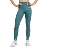 Adidas Optime Essentials Moteriški 7/8 leginsai su 3 juostelėmis, žali JY2152