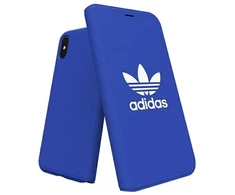 Apple iPhone X / XS Adidas Booklet dėklas Canvas mėlynos spalvos