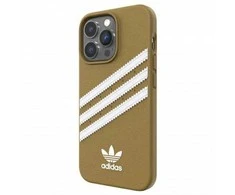 Dėklas Adidas OR Moulded PU iPhone 13 Pro / 13 6,1 beżowo auksinis 47806