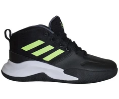 Adidas Ownthegame Vaikiski Platūs Krepsinio Bateliai Cblack/Hireye/Onix - EF0308