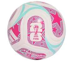 adidas Pasaulio taurė '26 Trionda Club futbolo kamuolys baltas, rožinis ir mėlynas JD8054