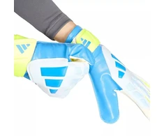 adidas Predator Training vaikiškos vartininko pirštinės baltos, geltonos ir mėlynos KA7793