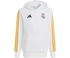 „adidas Real Madrid“ vaikiškas džemperis su gobtuvu, baltas, KG2953