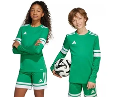 adidas Squadra 25 marškinėliai ilgomis rankovėmis vaikams žali JN7491