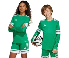 adidas Squadra 25 marškinėliai ilgomis rankovėmis vaikams žali JN7491