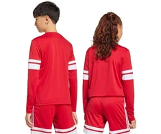 adidas Squadra 25 Vaikiškas džersis ilgomis rankovėmis, raudonas ir baltas JJ0041