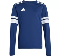 adidas Squadra 25 vaikiški marškinėliai ilgomis rankovėmis tamsiai mėlynos spalvos JJ0049