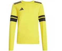 adidas Squadra 25 vaikiški marškinėliai ilgomis rankovėmis geltoni JJ0043