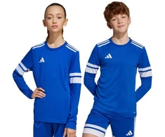 adidas Squadra 25 vaikiški marškinėliai ilgomis rankovėmis, mėlyni JJ0046