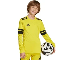 adidas Squadra 25 vaikiški marškinėliai ilgomis rankovėmis geltoni JJ0043