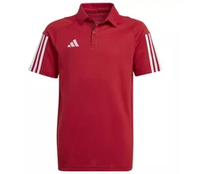 adidas Tiro 23 Competition Cotton Polo marškinėliai vaikams raudoni HI4715