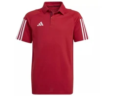 adidas Tiro 23 Competition Cotton Polo marškinėliai vaikams raudoni HI4715