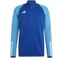 Adidas Tiro 23 Competition Training Top M HU1309 |” Pasiruoškite varžyboms su „Adidas Tiro 23 Competition“ treniruočių viršutine dalimi. Sukurta atlikti treniruočių metu, ši viršutinė dalis pasižymi drėgmę sugeriančia „AEROREADY“ technologija, kur