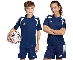 adidas Tiro 26 Komandos marškinėliai Tamsiai mėlyna ir balta KB1323