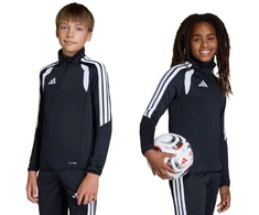 adidas Tiro 26 Lyga treniruočių viršutinė dalis, juoda ir balta JY7161, vaikiškas džemperis