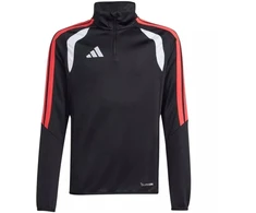adidas Tiro 26 lygos treniruočių viršus vaikams, juodos, baltos ir raudonos spalvos, JY7159
