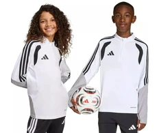 adidas Tiro 26 Varžybų treniruočių viršutinė dalis vaikams, balta ir pilka KA7577