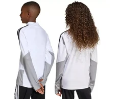 adidas Tiro 26 Varžybų treniruočių viršutinė dalis vaikams, balta ir pilka KA7577