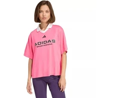Adidas Tiro Q4 moteriški marškinėliai rožiniai JN2747