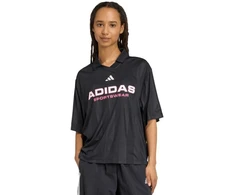 adidas Tiro Q4 Moteriški Polo Marškinėliai Juodi JN2749