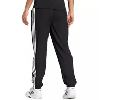 adidas Train Essentials 3 juostelių austinės kelnės moterims, juodos JI8313