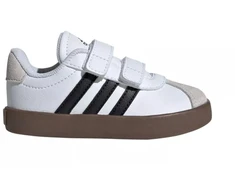 Adidas VL Court 3.0 vaikiški batai riedlenčių sportui, balti ir pilki, ID9157