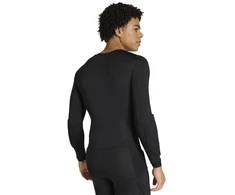 adidas Vyriški sutvirtinti vartininko pagrindinio sluoksnio marškinėliai Juodi KA1677