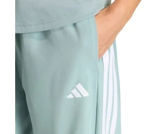 adidas Workout Essentials 3-Stripes austos moteriškos kelnės, mėtų spalvos, KC5494