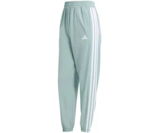 adidas Workout Essentials 3-Stripes austos moteriškos kelnės, mėtų spalvos, KC5494