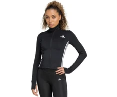 adidas Workout Essentials džemperis su užtrauktuku ir 3 juostelėmis KB7843