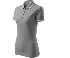 Adler Urban W MLI-22012 Marškinėliai Polo Tamsiai Pilka Melange