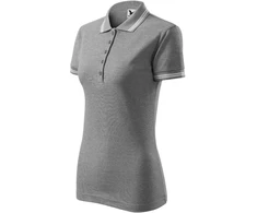 Adler Urban W MLI-22012 Marškinėliai Polo Tamsiai Pilka Melange