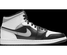 Air Jordan 1 Mid Baltas Shadow batai - 554724-073